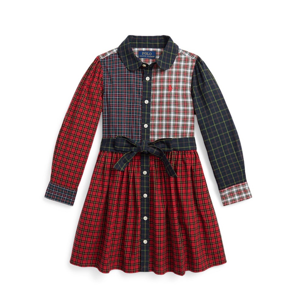 Polo Ralph Lauren Plaid Cotton Fun Shirtdress